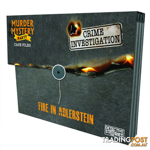 Murder Mystery Case Files Unsolved Crimes: Fire in Adlerstein Board Game - U....