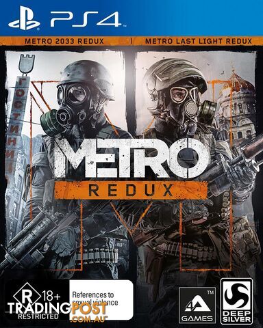 Metro Redux (Metro 2033 Redux + Metro: Last Light Redux) (PS4) - Deep Silver - PS4 Software GTIN/EAN/UPC: 4020628886141