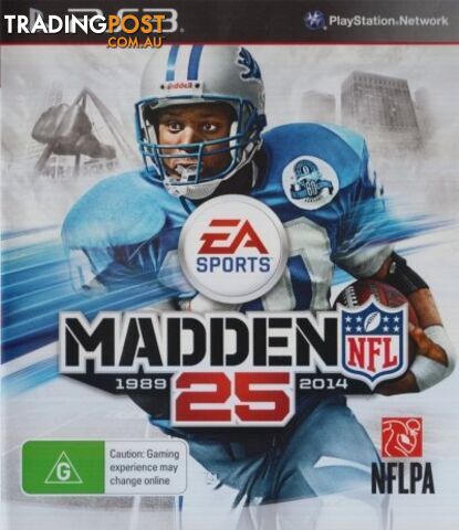 Madden NFL 25 [Pre-Owned] (PS3) - EA Sports - Retro P/O PS3 Software GTIN/EAN/UPC: 5030930111151