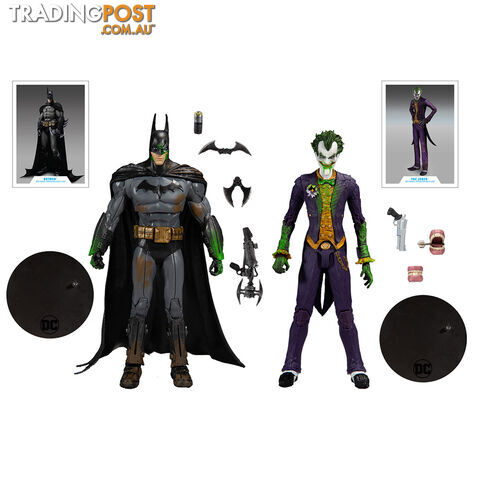 McFarlane Toys Batman Arkham Asylum Batman & Joker 7" Action Figure 2 Pack - McFarlane Toys - Merch Collectible Figures GTIN/EAN/UPC: 787926153484 - photo 2 of 3