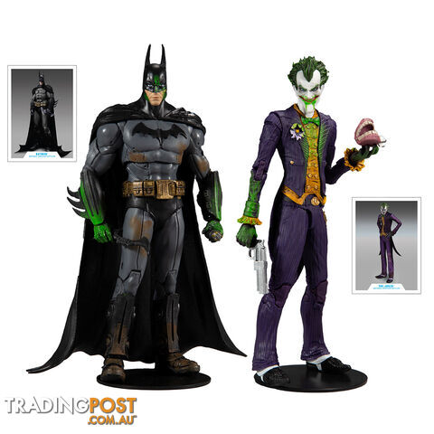 McFarlane Toys Batman Arkham Asylum Batman & Joker 7" Action Figure 2 Pack - McFarlane Toys - Merch Collectible Figures GTIN/EAN/UPC: 787926153484 - photo 3 of 3
