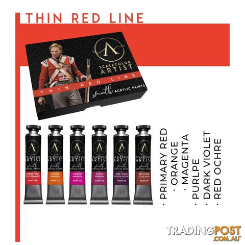Scale75 Scalecolor Artist Thin Red Line Smooth Acrylic Paint Set for Miniatures - Scale75 - Tabletop Miniatures GTIN/EAN/UPC: 7426974773994 - photo 3 of 3