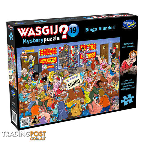 Wasgij Mystery #19 Bingo Blunder! 1000 Piece Jigsaw Puzzle - Holdson - Tabletop Jigsaw Puzzle GTIN/EAN/UPC: 9414131773527