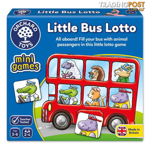 Little Bus Lotto Board Game - Orchard Toys - Toys Games & Puzzles GTIN/EAN/UPC: 5011863102072
