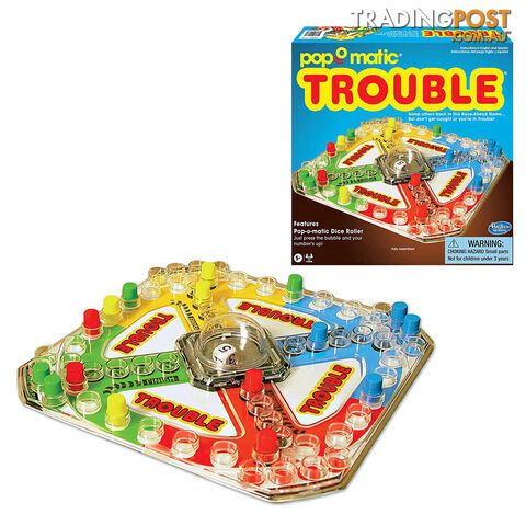 Trouble Pop-O-Matic Classic Edition Board Game - Hasbro - Tabletop Board Game GTIN/EAN/UPC: 714043011762 - photo 2 of 2