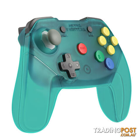 Retro Fighters Brawler64 Wireless Blue Gamepad - Retro Fighters - Retro N64...