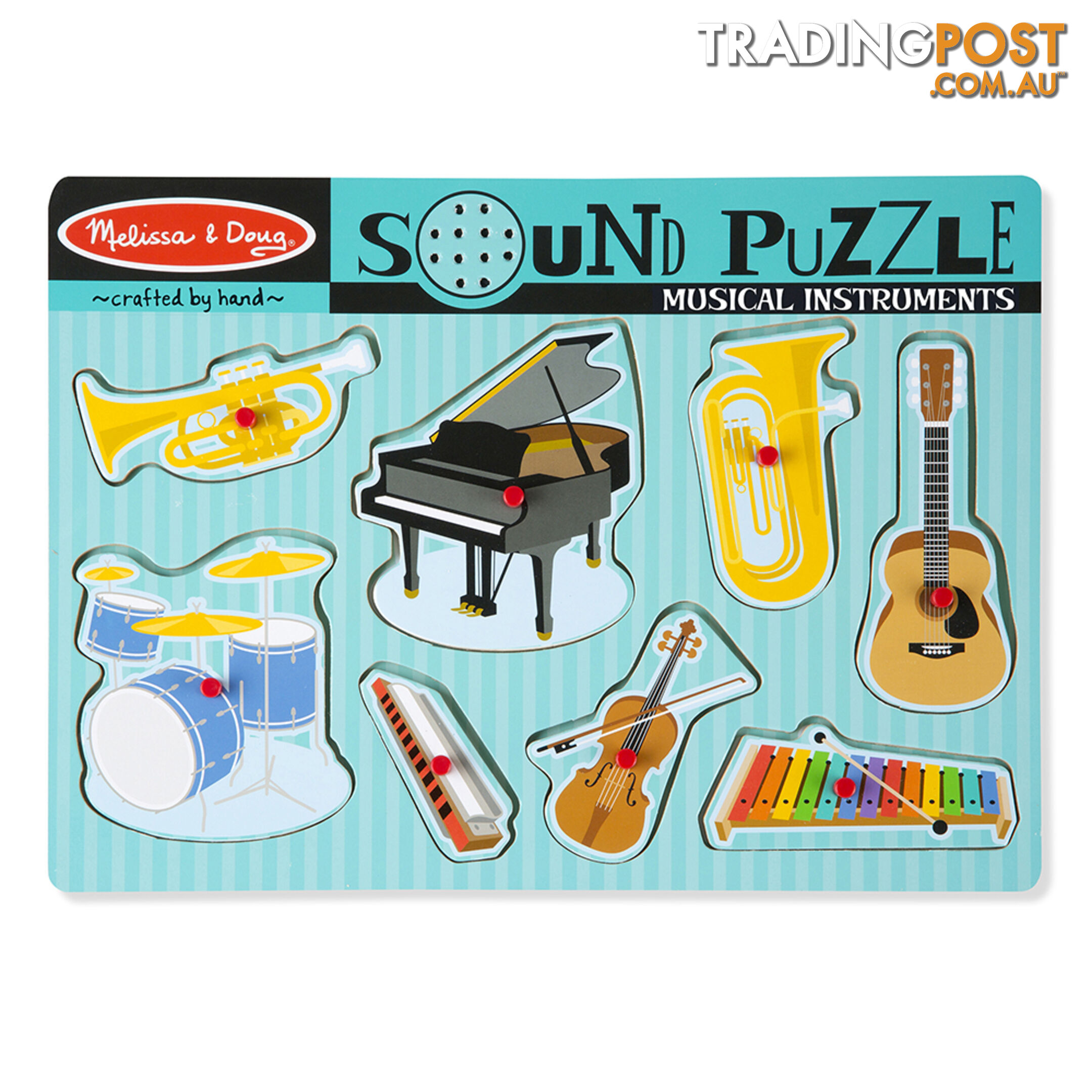 Melissa & Doug Musical Instruments 8 Piece Sound Jigsaw Puzzle - Melissa & Doug - Toys Games & Puzzles GTIN/EAN/UPC: 000772007320