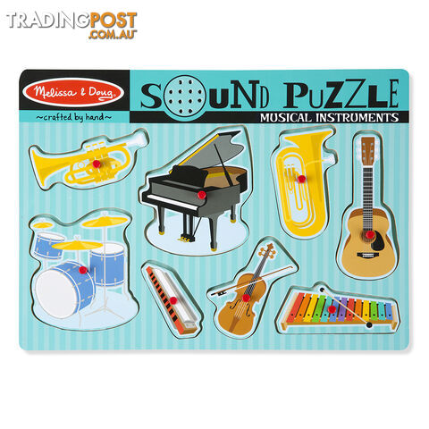 Melissa & Doug Musical Instruments 8 Piece Sound Jigsaw Puzzle - Melissa & Doug - Toys Games & Puzzles GTIN/EAN/UPC: 000772007320