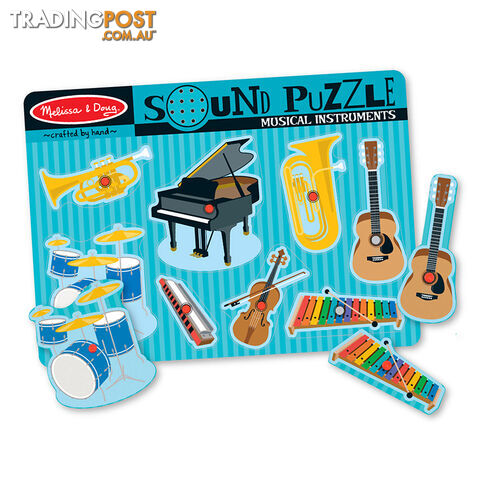 Melissa & Doug Musical Instruments 8 Piece Sound Jigsaw Puzzle - Melissa & Doug - Toys Games & Puzzles GTIN/EAN/UPC: 000772007320