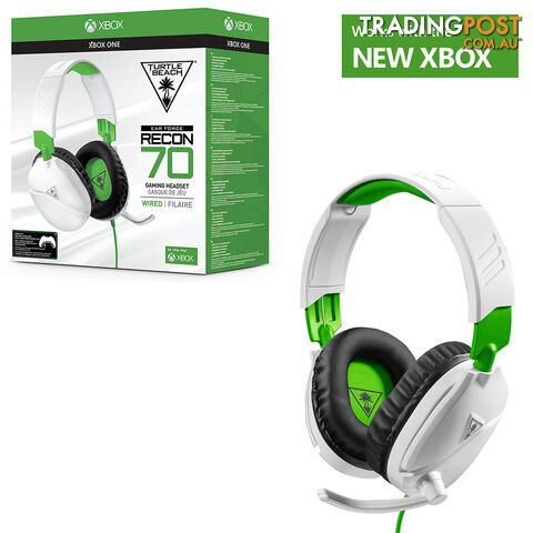 Turtle Beach Recon 70X White Gaming Headset for Xbox One & Xbox Series X - Turtle Beach - Headset GTIN/EAN/UPC: 731855024551