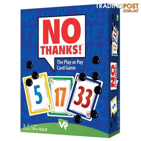 No Thanks Card Game - Mayfair Games - Tabletop Card Game GTIN/EAN/UPC: 9339111010297