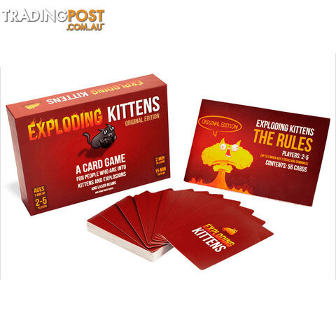 Exploding Kittens Original Edition Card Game - Exploding Kittens LLC 0852131006020 - Tabletop Card Game GTIN/EAN/UPC: 852131006020