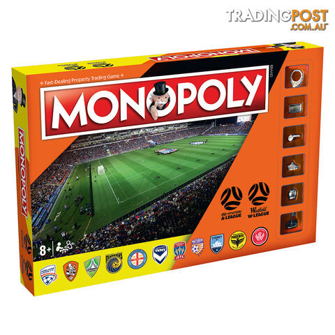 Hyundai A-League Monopoly Board Game - Winning Moves - Tabletop Board Game...