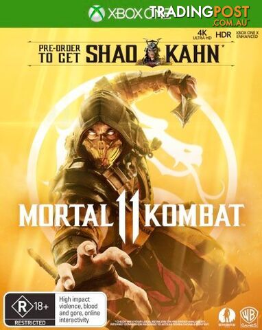 Mortal Kombat 11 [Pre-Owned] (Xbox One) - Warner Bros. Interactive Entertainment - P/O Xbox One Software GTIN/EAN/UPC: 9325336204399