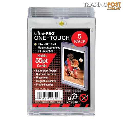Ultra Pro One-Touch 55PT Magnetic Closure 5 Pack - Ultra Pro - Tabletop Trading Cards Accessory GTIN/EAN/UPC: 074427152451