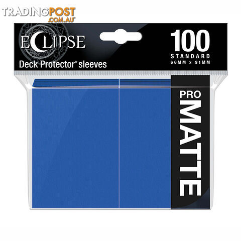 Ultra Pro Eclipse Matte Deck Protectors 100 Pack (Pacific Blue) - Ultra Pro - Tabletop Trading Cards Accessory GTIN/EAN/UPC: 074427156145