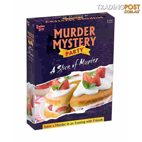 Murder Mystery Party: A Slice of Murder Board Game - University Games - Tabletop...