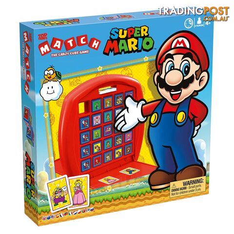 Top Trumps Super Mario Match Board Game - Winning Moves - Tabletop Board Game...