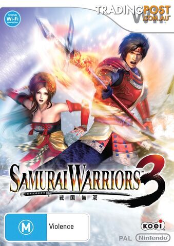 Samurai Warriors 3 [Pre-Owned] (Wii) - Koei Tecmo - P/O Wii Software...