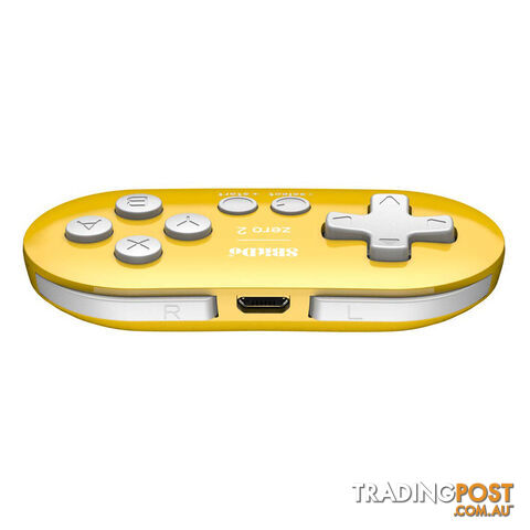 8Bitdo Zero 2 Bluetooth Gamepad (Yellow) - 8Bitdo - Multiplatform GTIN/EAN/UPC: 6922621501114 - photo 5 of 6