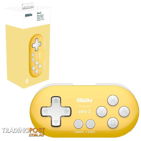 8Bitdo Zero 2 Bluetooth Gamepad (Yellow) - 8Bitdo - Multiplatform GTIN/EAN/UPC: 6922621501114