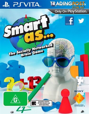 Smart As (PS Vita) - Sony Interactive Entertainment - PS Vita Software GTIN/EAN/UPC: 711719204954 - photo 1 of 5