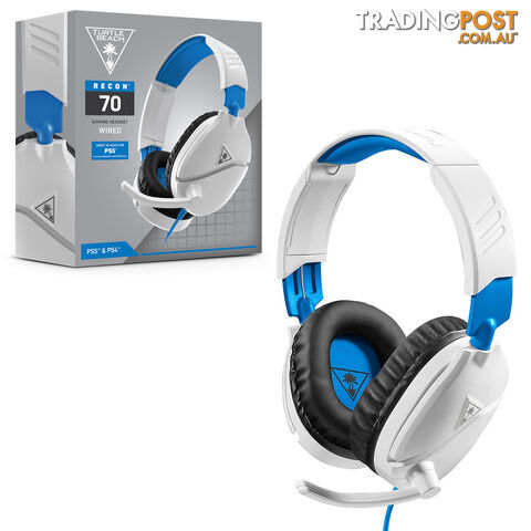 Turtle Beach Recon 70P White Gaming Headset for PS4 & PS5 - Turtle Beach - Headset GTIN/EAN/UPC: 731855034550