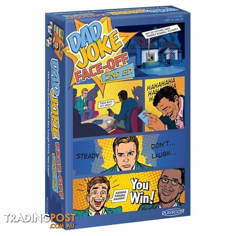 Dad Joke Face Off Second Edition Card Game - Playroom Entertainment - Tabletop Board Game GTIN/EAN/UPC: 803004669019
