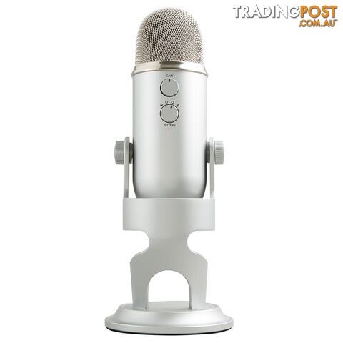 Blue Yeti Silver Professional USB Microphone - Blue - Streaming GTIN/EAN/UPC: 097855160546 - photo 4 of 6