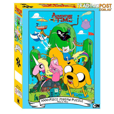 Adventure Time Tree House 1000 Piece Jigsaw Puzzle - Impact Merchandising - Tabletop Jigsaw Puzzle GTIN/EAN/UPC: 9316414156396