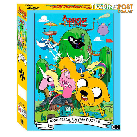 Adventure Time Tree House 1000 Piece Jigsaw Puzzle - Impact Merchandising - Tabletop Jigsaw Puzzle GTIN/EAN/UPC: 9316414156396