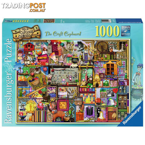 Ravensburger The Craft Cupboard 1000 Piece Jigsaw Puzzle - Ravensburger - Tabletop Jigsaw Puzzle GTIN/EAN/UPC: 4005556194124