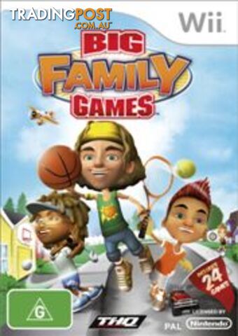 Big Family Games [Pre-Owned] (Wii) - THQ - P/O Wii Software GTIN/EAN/UPC: 4005209120937