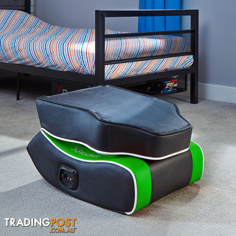 X-Rocker Shadow 2.0 Black & Green Floor Rocker - X Rocker - Gaming Chair GTIN/EAN/UPC: 094338210538 - photo 5 of 10