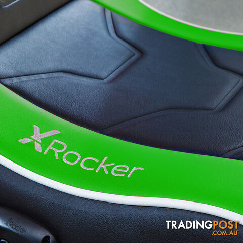 X-Rocker Shadow 2.0 Black & Green Floor Rocker - X Rocker - Gaming Chair GTIN/EAN/UPC: 094338210538 - photo 3 of 10