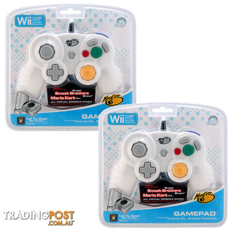 Mad Catz Wii Compatible GameCube Controller Double Pack - Mad Catz - Wii Accessory GTIN/EAN/UPC: 728658556167 - photo 1 of 2
