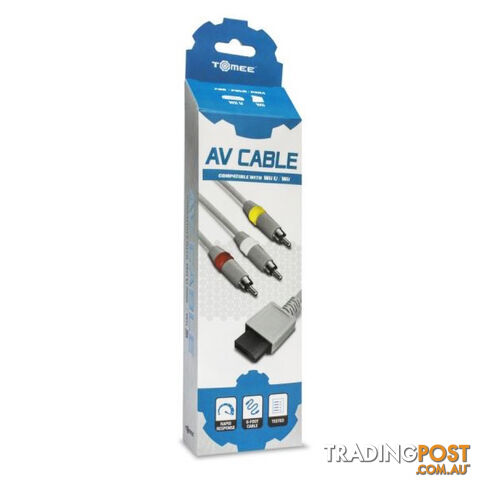 Tomee AV Cable for Wii & Wii U - Tomee - Wii Accessory GTIN/EAN/UPC: 813048011637