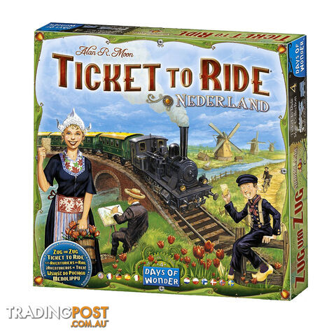 Ticket To Ride Nederland Expansion Board Game - Days of Wonder LFCABF099 - Tabletop Board Game GTIN/EAN/UPC: 824968817766