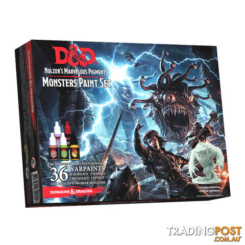 Dungeons & Dragons: Nolzur's Marvelous Pigments Monster Paint Set - Gale Force Nine - Tabletop Role Playing Game GTIN/EAN/UPC: 5713799750029