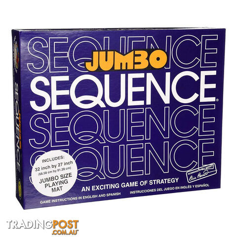 Sequence Giant Board Game - Jax Games - Tabletop Board Game GTIN/EAN/UPC: 035261080805