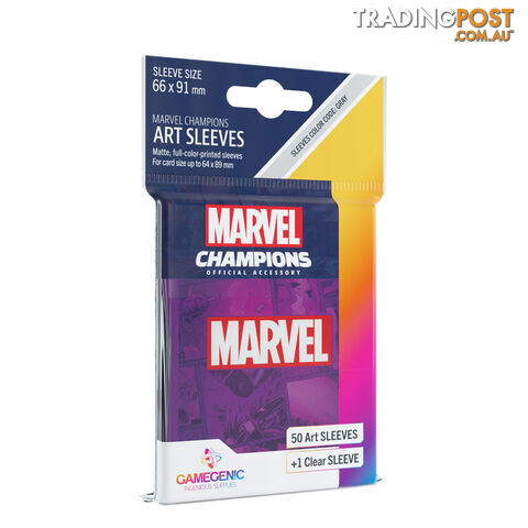 Gamegenic Marvel Champions Art Sleeves Purple Card Sleeves - Gamegenic - Tabletop Trading Cards GTIN/EAN/UPC: 4251715409794