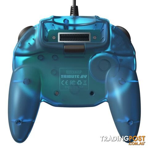Retro-Bit Tribute64 Ocean Blue Wired Controller for PC - Retro-bit - PC Accessory GTIN/EAN/UPC: 849172010819 - photo 5 of 8