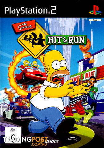 The Simpsons: Hit & Run [Pre-Owned] (PS2) - Sierra Entertainment - Retro PS2 Software GTIN/EAN/UPC: 3348542180628