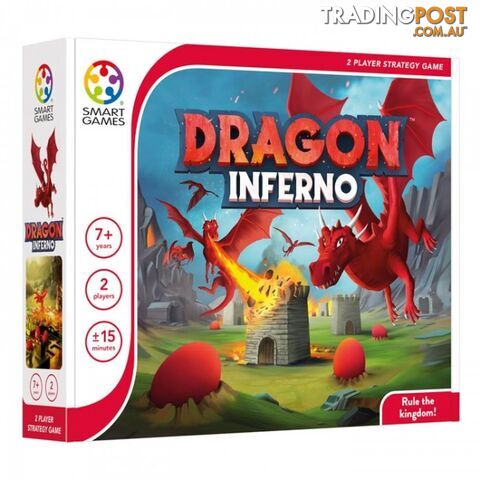 Smart Games Dragon Inferno Board Game - Smart Games - Tabletop Puzzle Game...