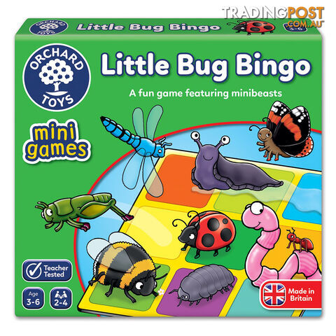Litte Bug Bingo Board Game - Orchard Toys - Toys Games & Puzzles GTIN/EAN/UPC: 5011863102522
