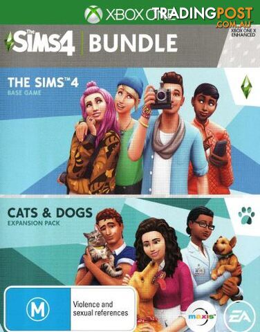 The Sims 4 and Cats and Dogs Bundle (Xbox One) - Electronic Arts - Xbox One Software GTIN/EAN/UPC: 5030936123332