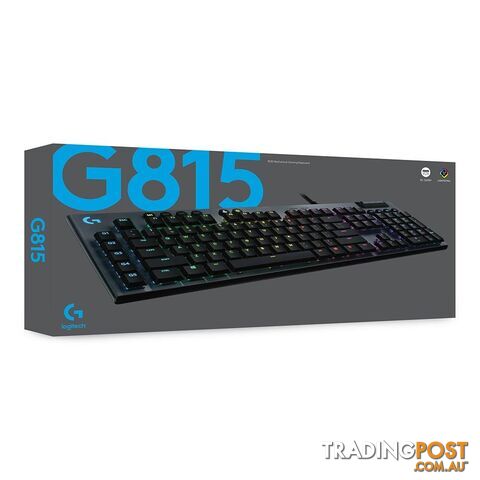 Logitech G815 Lightsync RGB GL Clicky Mechanical Gaming Keyboard - Logitech - PC Accessory GTIN/EAN/UPC: 097855149091 - photo 5 of 5