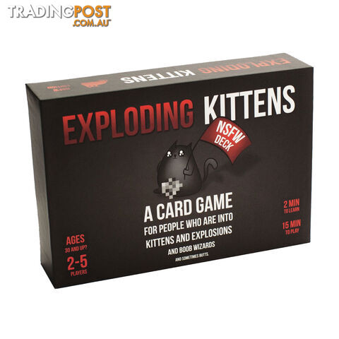 Exploding Kittens NSFW Edition Board Game - Exploding Kittens LLC - Tabletop Card Game GTIN/EAN/UPC: 852131006013