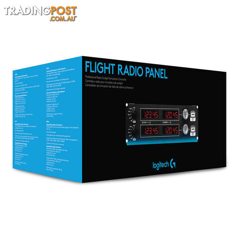 Logitech G Flight Radio Panel - Logitech PZ69 - Flight Simulation GTIN/EAN/UPC: 097855127945 - photo 5 of 5