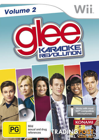 Karaoke Revolution: Glee Volume 2 [Pre-Owned] (Wii) - Konami - P/O Wii Software GTIN/EAN/UPC: 4012927094440